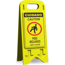 Cavalete poliestireno 20x53 (atenção piso molhado)