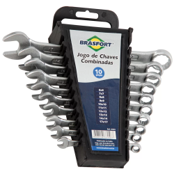 Chave combinada BRASFORT (jg. 10 pç.) 06/17mm