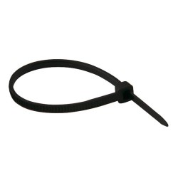 Abraçadeira nylon BRASFORT preta  2,5 x 100 (100pç)