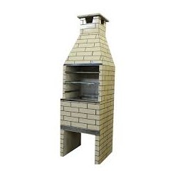 Churrasqueira DECORT ART pré-moldada 45x40x145 palha