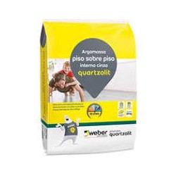Argamassa QUARTZOLIT 20 kg piso/piso (cinza) AC-II