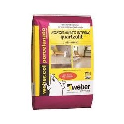 Argamassa QUARTZOLIT 20 kg porcel (cinza) AC-II