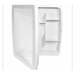 Armário HERC wc porta reversivel 34x37x10 branco ref. 2650