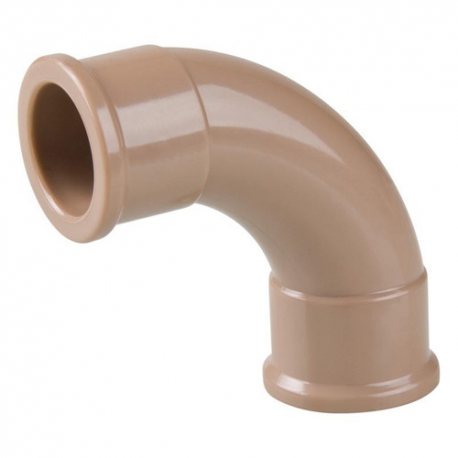 Curva marrom  40 mm PLASTUBOS
