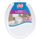 Assento sanitário HERC almofadado "oval" branco