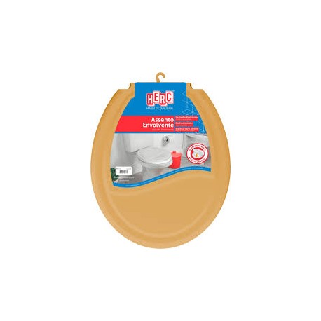 Assento sanitário HERC tradicional caramelo