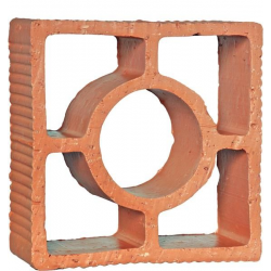 Elemento vasado SAO CARLOS 07x18x18 - Reto Redondo