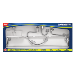 Acessorio WC - LORENZETTI  2000  JOY - kit c/ 5 pçs.