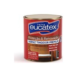 Verniz EUCATEX marítimo tingidor mogno 0,9 L.