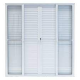 ESAL (branco) Porta balcão 6 folhas 210x200