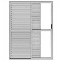 ESAL (brilhante) Porta balcão 3 folhas 210x160