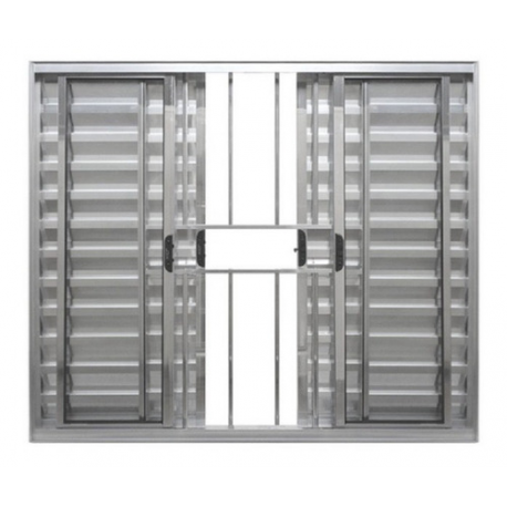 ESAL (brilhante) Veneziana 6 folhas c/ grade 120x180