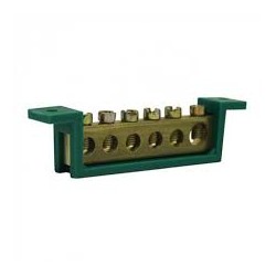 Barramento STECK terra  6 terminais - S-BT6