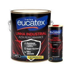 Esmalte epoxi "base solvente" EUCATEX 3,600 L. vermelho