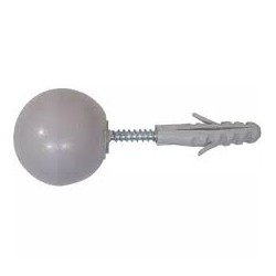 Batedor p/ porta SFORPLAST pvc cinza