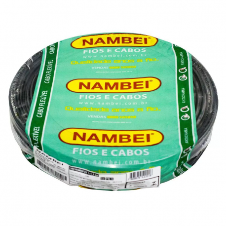 Fio  flexível NAMBEI  1,50 mm preto (100m.)