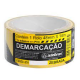 Fita demarcação solo ADELBRAS 48 mm x 14 m. preta/amarela
