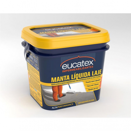 Manta líquida base acrílica EUCATEX 18 kg. branca
