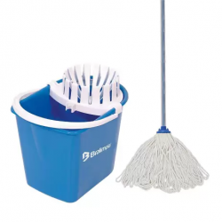 MOP - Conjunto Mopinho azul líquido BRALIMPIA cod. CM12AZ