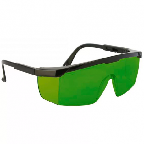 Oculos PROTEPLUS "TITAN" verde (anti risco)