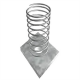 Perfilado PERFILAÇO porca losango c/ mola 1/4&quot