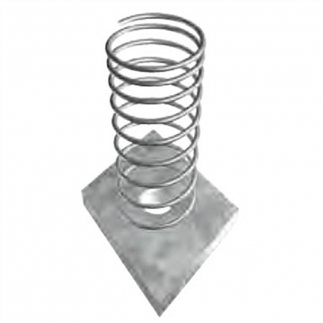 Perfilado PERFILAÇO porca losango c/ mola 1/4&quot