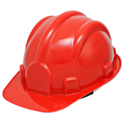 Capacete PROTEPLUS classe B c/ carneira vermelho