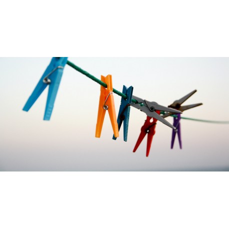 Prendedor de roupas pvc CAMPESTRE (12 pç.)