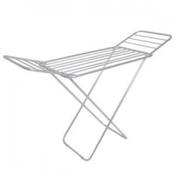 Varal ALUWEST aluminio de chão 1,56 m. "c/ abas&quot