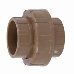 União marrom soldável  40 mm PLASTUBOS