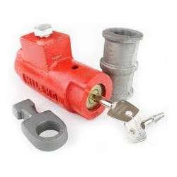 Cadeado p/ porta de aço chave tetra milano BRASILIA ref. 401