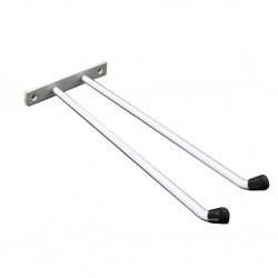 Suporte para vassoura ROA zincado 30 cm. cod. 504.459