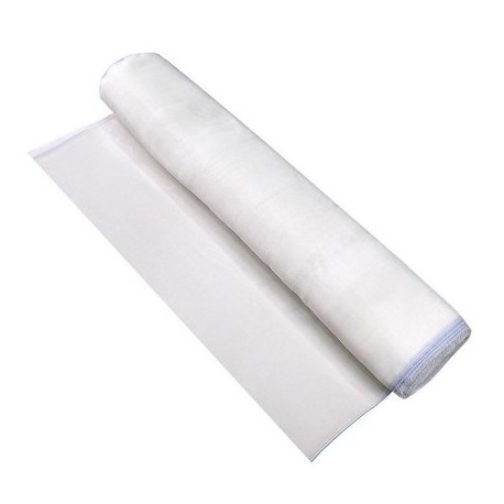 Tela de nylon ROMA (rolo 1,0 m. x 50 m.) branca