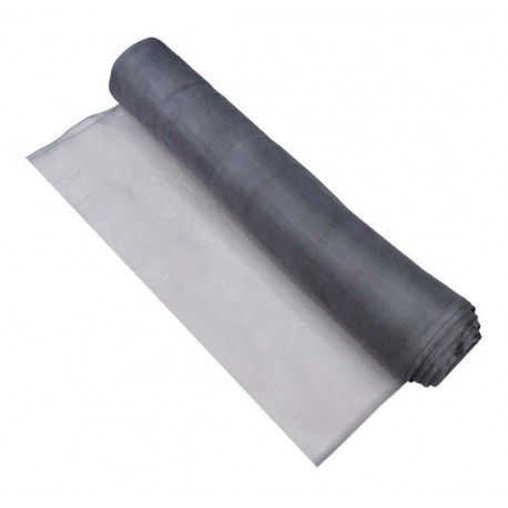 Tela de nylon ROMA (rolo 1,0 m. x 50 m.) cinza