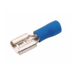 Terminal pré-isol CRIMPER luva - 1,5/2,5mm AZUL 50pç