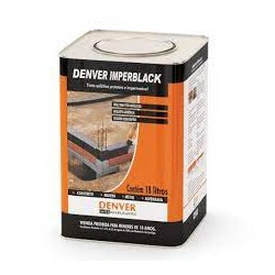 Tinta asfáltica DENVER IMPERBLACK base solvente 18 L.