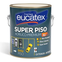 Tinta de piso EUCATEX premium  3,6 L concreto