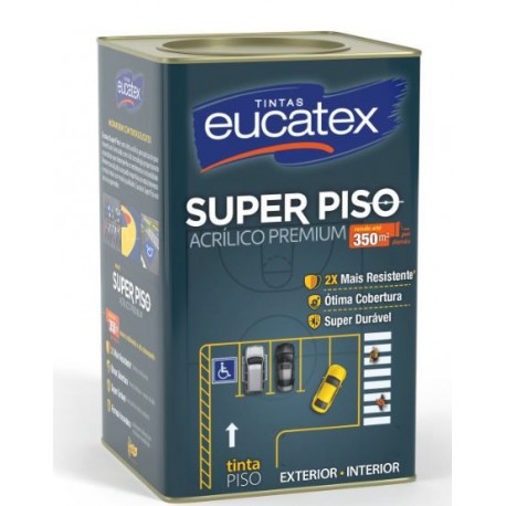 Tinta de piso EUCATEX premium 18 L vermelho segurança