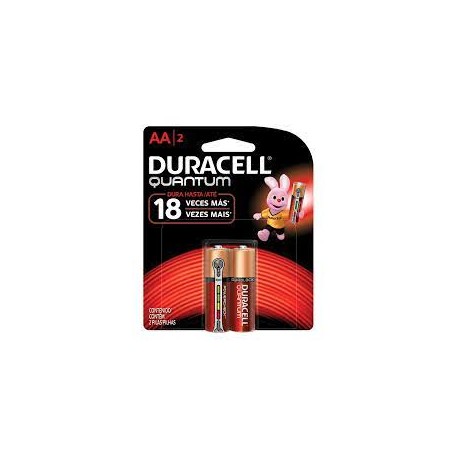 Pilha DURACELL alcalina "QUANTUM"   AA pequena (2 pç.)