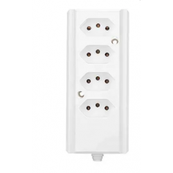 Tomada em barra INTERNEED 10/20A - 2P+T - quadrupla