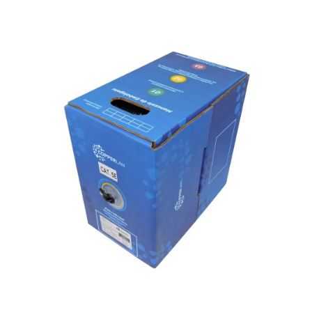 Cabo lan 4Px24 AWG Cat.5E capa simples COPPER (caixa 305 m.)