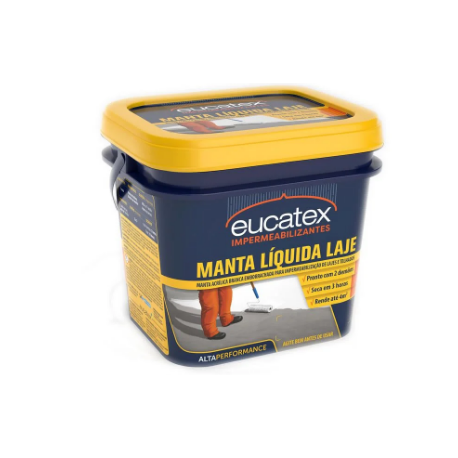 Manta líquida base acrílica EUCATEX 12 kg. branca