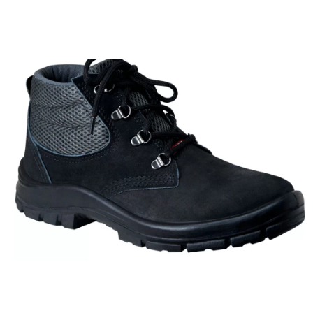 Bota KADESH NOBUCK ref.403 (preta) bico polipropileno nº 45