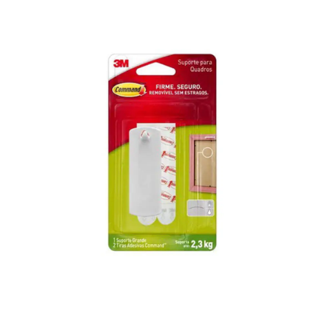 Gancho adesivo 3M p/ quadro 2,3 kg.