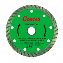Disco diamantado CORTAG turbo eco 4.3/8"