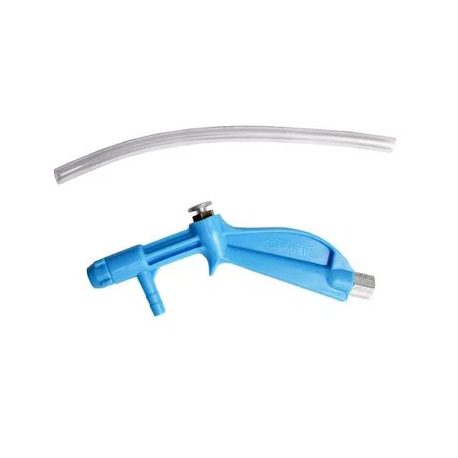 Bico de ar nylon azul LUBEFER - LUB-1989NA