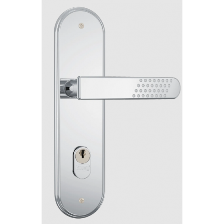 Fechadura STAM 1601/37 - inox externa (máquina 55)