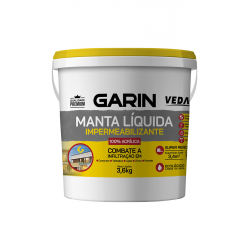 Manta liquida base acrílica GARIN branca  4 kg.