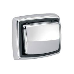 Acabamento p/ valvula de descarga HIGIBAN cromado