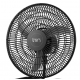 Ventilador TRON "parede" oscilante 50 cm preto - 127V